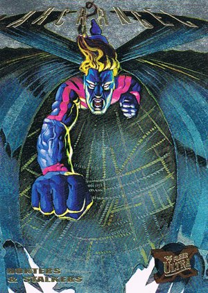 Fleer X-Men '95 Fleer Ultra Hunters & Stalkers Card - Silver 9 Archangel