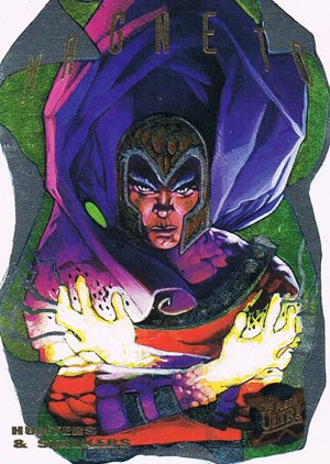 Fleer X-Men '95 Fleer Ultra Hunters & Stalkers Card - Silver 8 Magneto