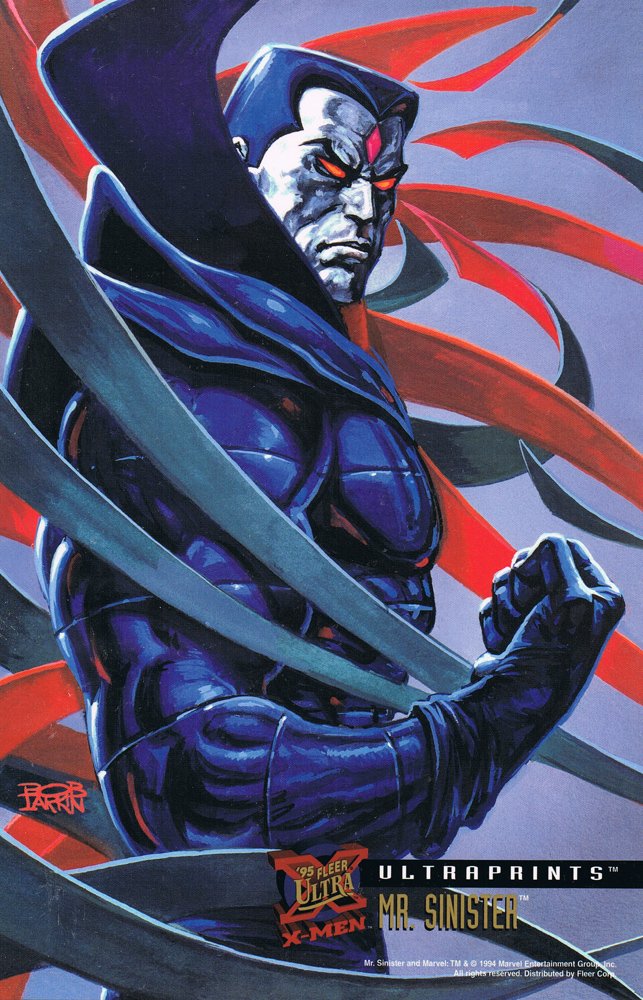 Fleer X-Men '95 Fleer Ultra Ultra Print Card  Mr. Sinister