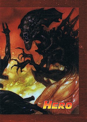 Hero Illustrated Hero Master-Foil: Aliens/Predator Base Card 2 Aliens