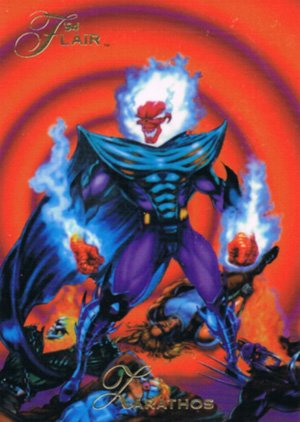 Fleer Marvel Annual Flair '94 Base Card 125 Zarathos
