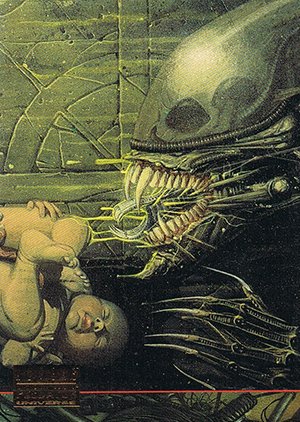 Topps Aliens/Predator Universe Base Card 10 Aliens: Sacrifice