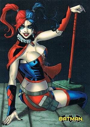 Cryptozoic Batman: The Legend Base Card 52 Harley Quinn