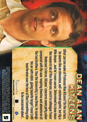Inkworks Journey to the Center of the Earth 3D Base Card 5 Dean Alan Kitzens