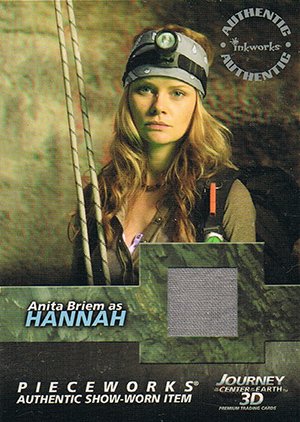 Inkworks Journey to the Center of the Earth 3D Pieceworks Show-Worn Card PW6 Headband worn by Anita Briem as Hannah