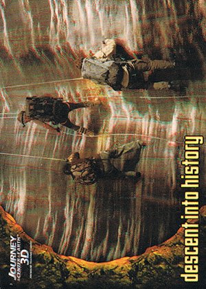 Inkworks Journey to the Center of the Earth 3D Base Card 14 Descent into History