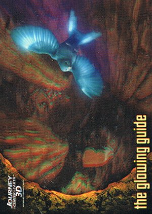 Inkworks Journey to the Center of the Earth 3D Base Card 22 The Glowing Guide