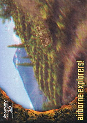 Inkworks Journey to the Center of the Earth 3D Base Card 48 Airborne Explorers!