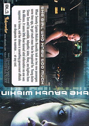 Inkworks Serenity The Truth Within Box Loader Card BL1 The Girl Who Knew Too Much