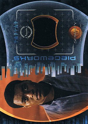 Inkworks Serenity Pieceworks Card PW8 T-Shirt worn by Chiwetel Ejiofor as The Operative