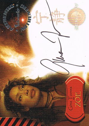 Inkworks Serenity Autograph Card A2 Gina Torres as Zoe