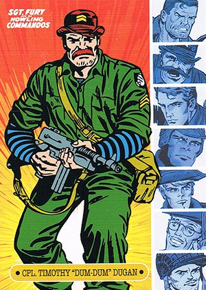 Rittenhouse Archives Sgt. Fury and His Howling Commandos Character Card C2 Cpl. Timothy 