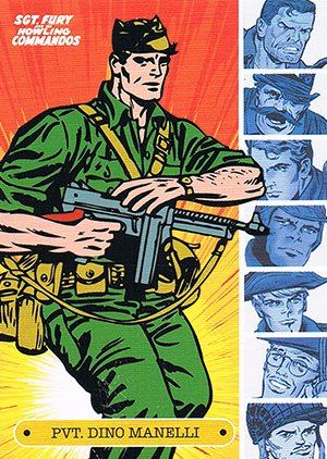 Rittenhouse Archives Sgt. Fury and His Howling Commandos Character Card C4 Pvt. Dino Manelli