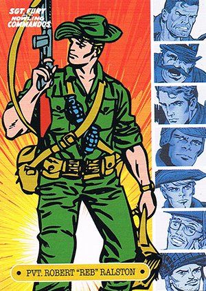 Rittenhouse Archives Sgt. Fury and His Howling Commandos Character Card C6 Pvt. Robert 