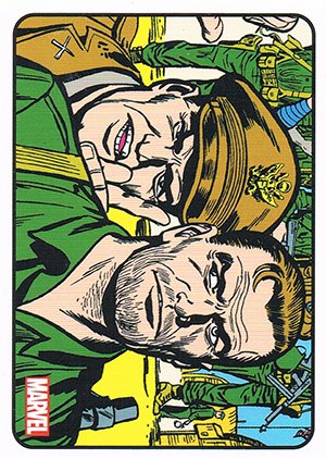 Rittenhouse Archives Sgt. Fury and His Howling Commandos Base Card 11 Crackdown of Captain Flint