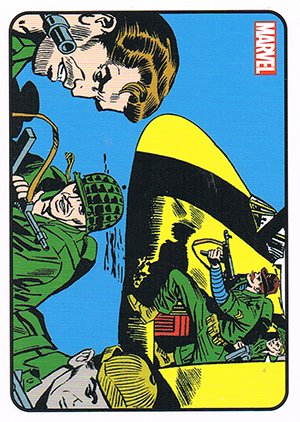 Rittenhouse Archives Sgt. Fury and His Howling Commandos Base Card 12 When a Howler Turns Traitor