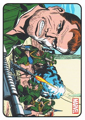 Rittenhouse Archives Sgt. Fury and His Howling Commandos Base Card 14 The Blitzkrieg Squad of Baron Strucker