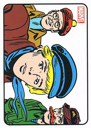 Rittenhouse Archives Sgt. Fury and His Howling Commandos Base Card 15 Too Small to Fight, Too Young to Die