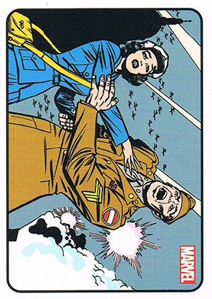 Rittenhouse Archives Sgt. Fury and His Howling Commandos Base Card 18 Killed in Action