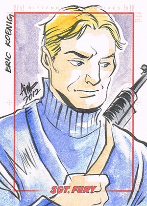 Rittenhouse Archives Sgt. Fury and His Howling Commandos Sketch Card  Irma Ahmed