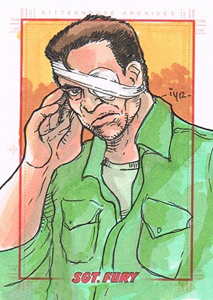 Rittenhouse Archives Sgt. Fury and His Howling Commandos Sketch Card  Ian Yoshio Roberts