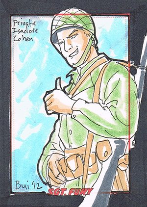 Rittenhouse Archives Sgt. Fury and His Howling Commandos Sketch Card  Thanh Bui