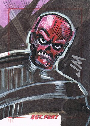 Rittenhouse Archives Sgt. Fury and His Howling Commandos Sketch Card  Jim Mehsling
