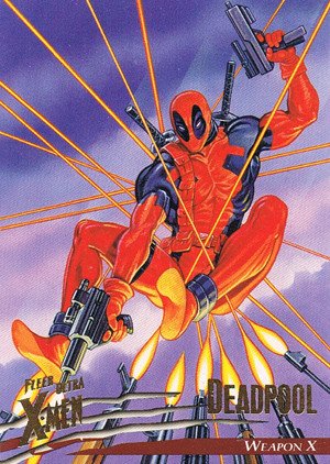 Fleer/Skybox X-Men: Fleer Ultra Wolverine Base Card 7 Deadpool