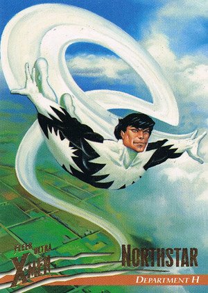 Fleer/Skybox X-Men: Fleer Ultra Wolverine Base Card 15 Northstar