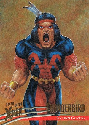 Fleer/Skybox X-Men: Fleer Ultra Wolverine Base Card 26 Thunderbird