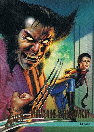 Fleer/Skybox X-Men: Fleer Ultra Wolverine Base Card 36 Wolverine & Shadowcat
