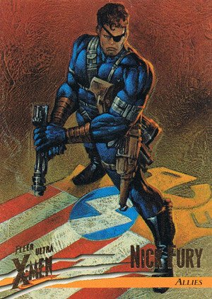 Fleer/Skybox X-Men: Fleer Ultra Wolverine Base Card 40 Nick Fury
