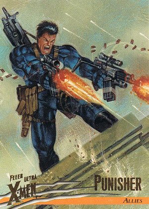 Fleer/Skybox X-Men: Fleer Ultra Wolverine Base Card 43 Punisher