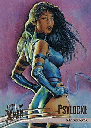Fleer/Skybox X-Men: Fleer Ultra Wolverine Base Card 48 Psylocke