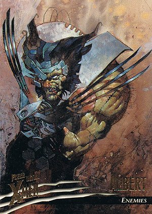 Fleer/Skybox X-Men: Fleer Ultra Wolverine Base Card 70 Albert