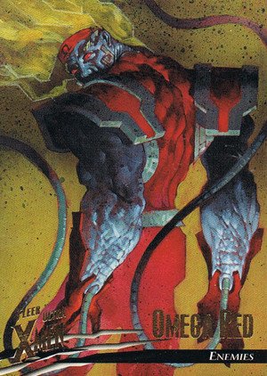 Fleer/Skybox X-Men: Fleer Ultra Wolverine Base Card 71 Omega Red