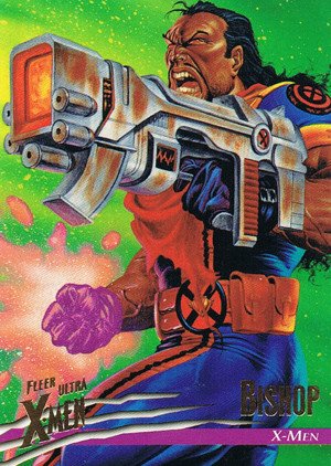 Fleer/Skybox X-Men: Fleer Ultra Wolverine Base Card 74 Bishop