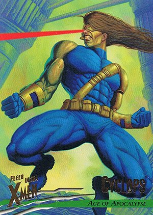 Fleer/Skybox X-Men: Fleer Ultra Wolverine Base Card 84 Cyclops