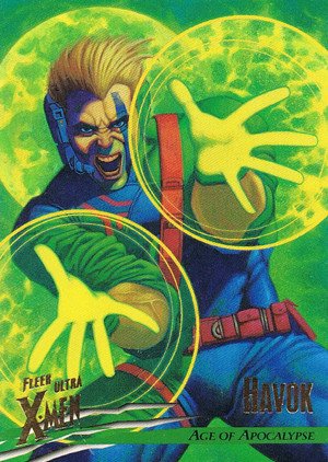 Fleer/Skybox X-Men: Fleer Ultra Wolverine Base Card 85 Havok