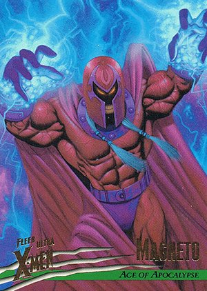 Fleer/Skybox X-Men: Fleer Ultra Wolverine Base Card 87 Magneto
