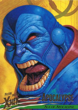 Fleer/Skybox X-Men: Fleer Ultra Wolverine Base Card 89 Apocalypse