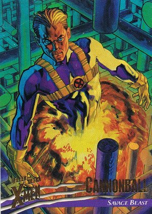 Fleer/Skybox X-Men: Fleer Ultra Wolverine Base Card 92 Cannonball