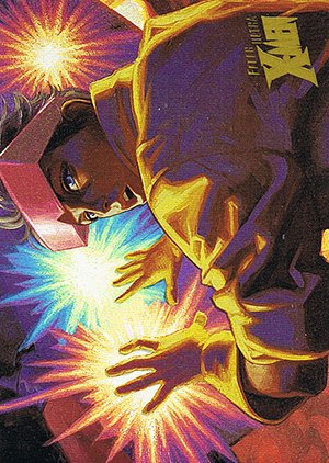 Fleer/Skybox X-Men: Fleer Ultra Wolverine HoloFlash Card 6/9 Jubilee