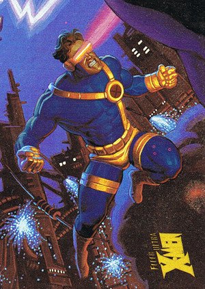 Fleer/Skybox X-Men: Fleer Ultra Wolverine HoloFlash Card 8/9 Cyclops