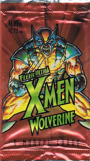 Fleer/Skybox X-Men: Fleer Ultra Wolverine   Empty Wrapper