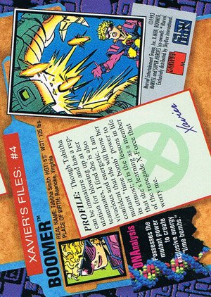 SkyBox X-Men: Series 2 Base Card 4 Boomer