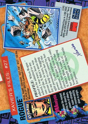 SkyBox X-Men: Series 2 Base Card 27 Rogue