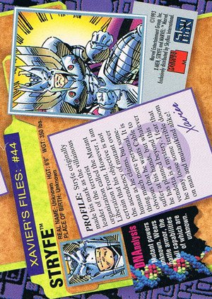 SkyBox X-Men: Series 2 Base Card 44 Stryfe