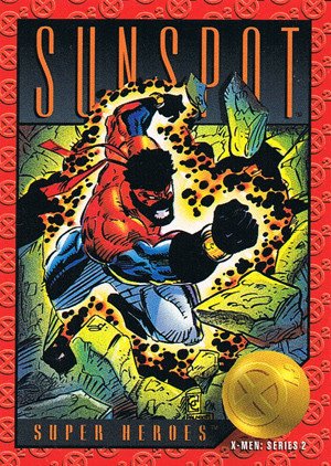 SkyBox X-Men: Series 2 Base Card 33 Sunspot