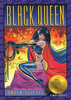 SkyBox X-Men: Series 2 Base Card 56 Black Queen